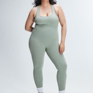 SEAMLESS RIB SPORT JUMPSUIT