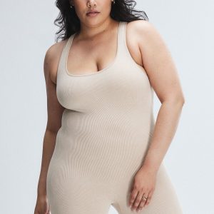 SEAMLESS RIB SPORT JUMPSUIT
