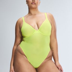 SHEER X UNDERWIRE TEDDY