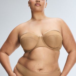 SHEER X UNLINED STRAPLESS BRA
