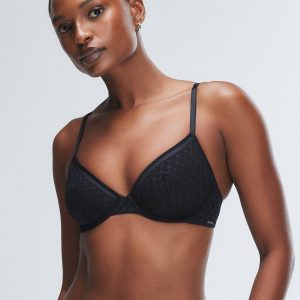 SHOW N' TELL MESH UNLINED DEMI BRA