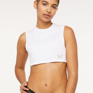 SHOW YOUR COLORS CROPPED SLEEP TOP