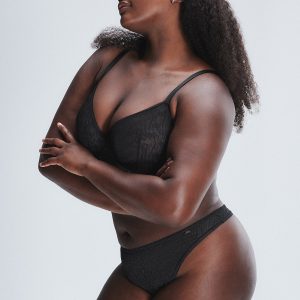 SIGNATURE SCRIPT THONG PANTY