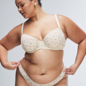 SIGNATURE SCRIPT UNLINED BRA