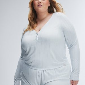 SLEEK STITCH MODAL SLEEP HENLEY