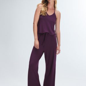 SLEEK STITCH MODAL MID-RISE SLEEP PANT