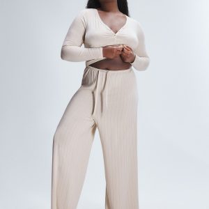 SLEEK STITCH MODAL MID-RISE SLEEP PANT
