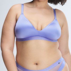 SLIPPER SATIN BRALETTE