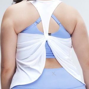 SUPPLE FLEX OPEN-BACK DRAPED TANK