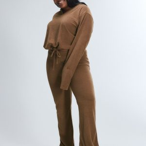 TERRY EASE FLARE PANT
