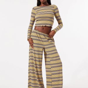 THICC RIB WIDE-LEG PANT