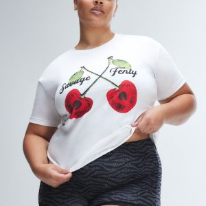 WEEKENDER JERSEY SHRUNKEN GRAPHIC TEE