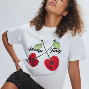 WEEKENDER JERSEY SHRUNKEN GRAPHIC TEE