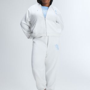 WEEKENDER TERRY SWEATPANT WITH EMBROIDERED LOGO