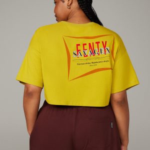 ESSENTIAL HEAVY JERSEY BACK PAGE CROPPED TEE