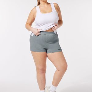 ESSENTIAL HEAVY RIB BOOTY SHORT