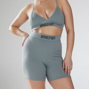 ESSENTIAL HEAVY RIB LOGO BIKE SHORT