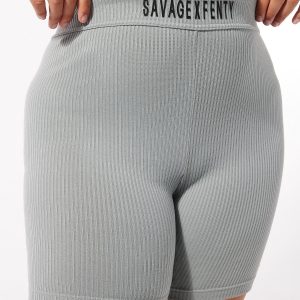 ESSENTIAL HEAVY RIB LOGO BIKE SHORT