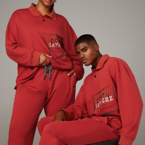 ESSENTIAL TERRY CLASSIC BACK PAGE LONG-SLEEVE POLO