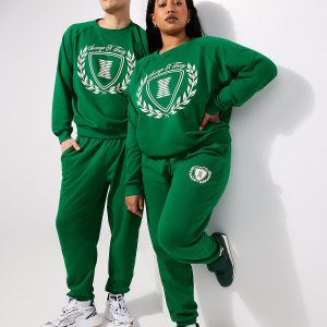 ESSENTIAL TERRY CREST SWEATPANT