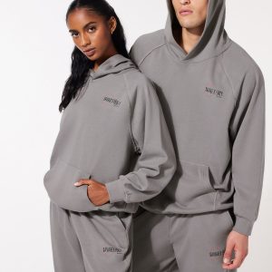 ESSENTIAL TERRY SCOPE LOGO RAGLAN HOODIE